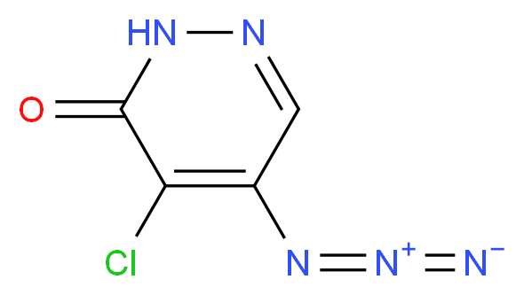 5-Azido-4-chloro-3(2H)-pyridazinone_Molecular_structure_CAS_40175-80-2)
