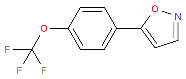 5-[4-(Trifluoromethoxy)phenyl]isoxazole 97%_Molecular_structure_CAS_)