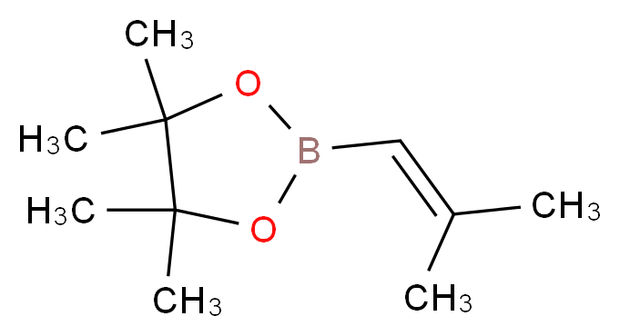 2-Methyl-1-propenylboronic acid pinacol ester_Molecular_structure_CAS_126689-00-7)