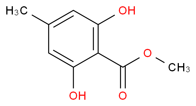 Methyl 2,6-dihydroxy-4-methylbenzenecarboxylate_Molecular_structure_CAS_16846-10-9)