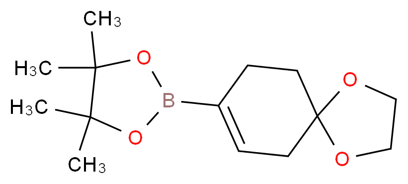 4,4,5,5-Tetramethyl-2-(1,4-dioxaspiro-[4.5]dec-7-en-8-yl)-1,3,2-dioxaborolane_Molecular_structure_CAS_680596-79-6)
