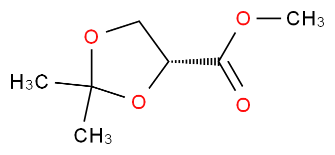 (R)-methyl 2,2-dimethyl-1,3-dioxolane-4-carboxylate_Molecular_structure_CAS_52373-72-5)