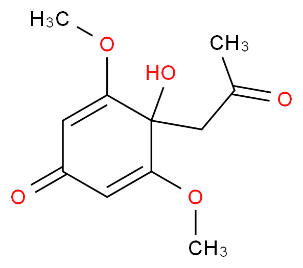 2,6-Dimethoxy-1-acetonylquinol_Molecular_structure_CAS_2215-96-5)