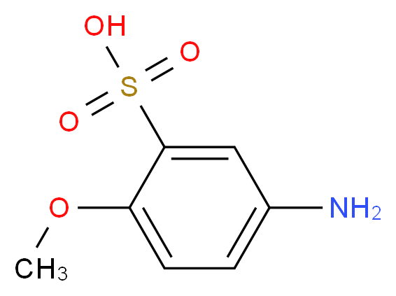 5-amino-2-methoxybenzene-1-sulfonic acid_Molecular_structure_CAS_)