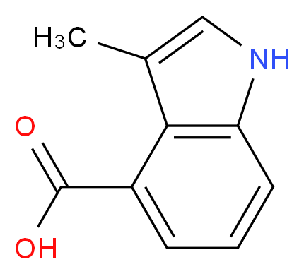 3-Methyl-1H-indole-4-carboxylic acid_Molecular_structure_CAS_1159511-18-8)