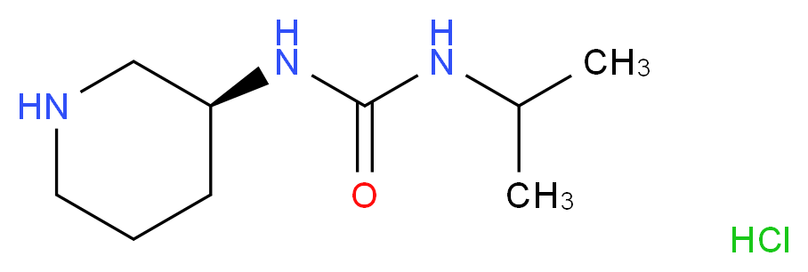 1-Isopropyl-3-[(3S)-piperidin-3-yl]urea hydrochloride_Molecular_structure_CAS_)