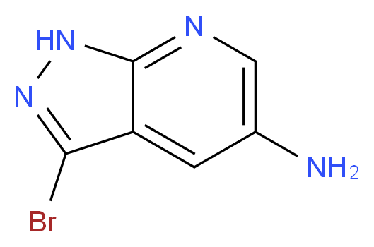 3-Bromo-1H-pyrazolo[3,4-b]pyridin-5-amine_Molecular_structure_CAS_1186608-71-8)