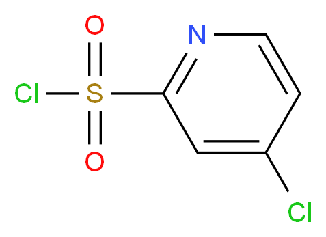 4-chloropyridine-2-sulfonyl chloride_Molecular_structure_CAS_1060809-16-6)