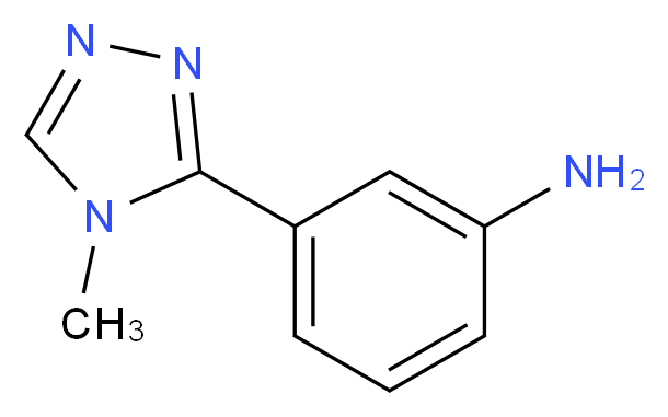 3-(4-Methyl-4H-1,2,4-triazol-3-yl)aniline 97%_Molecular_structure_CAS_252928-74-8)