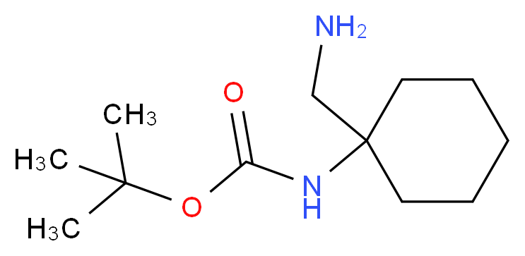 tert-butyl 1-(aminomethyl)cyclohexylcarbamate_Molecular_structure_CAS_864943-63-5)