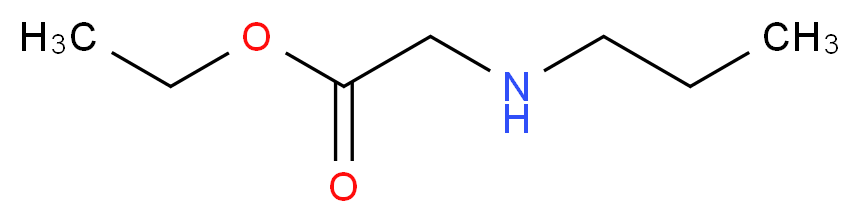 ethyl 2-(propylamino)acetate_Molecular_structure_CAS_)