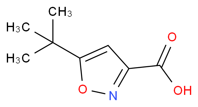 5-tert-Butyl-3-isoxazolecarboxylic acid_Molecular_structure_CAS_90607-21-9)