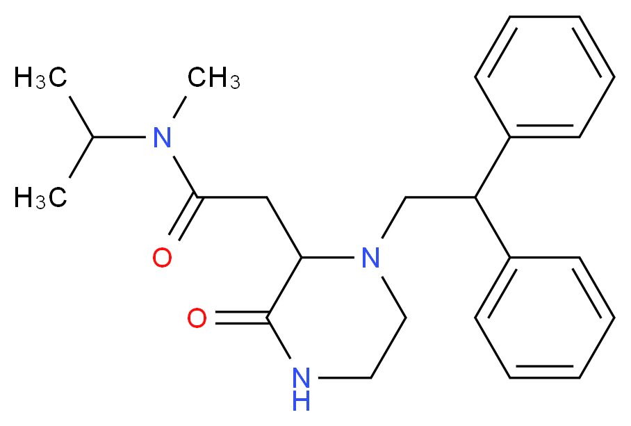 2-[1-(2,2-diphenylethyl)-3-oxo-2-piperazinyl]-N-isopropyl-N-methylacetamide_Molecular_structure_CAS_)