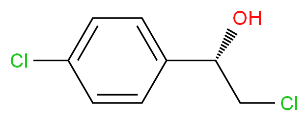 (1S)-2-chloro-1-(4-chlorophenyl)ethanol_Molecular_structure_CAS_)
