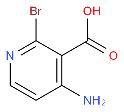 4-amino-2-bromonicotinic acid_Molecular_structure_CAS_1060809-71-3)