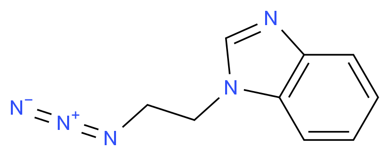 1-(2-azidoethyl)-1H-1,3-benzodiazole_Molecular_structure_CAS_)