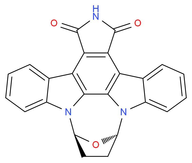 REL-(9R,12S)-9,10,11,12-TETRAHYDRO-9,12-EPOXY-1H-DIINDOLO[1,2,3-FG:3',2',1'-KL]PYRROLO[3,4-I][1,6]BENZODIAZOCINE-1,3(2H)-DIONE_Molecular_structure_CAS_)