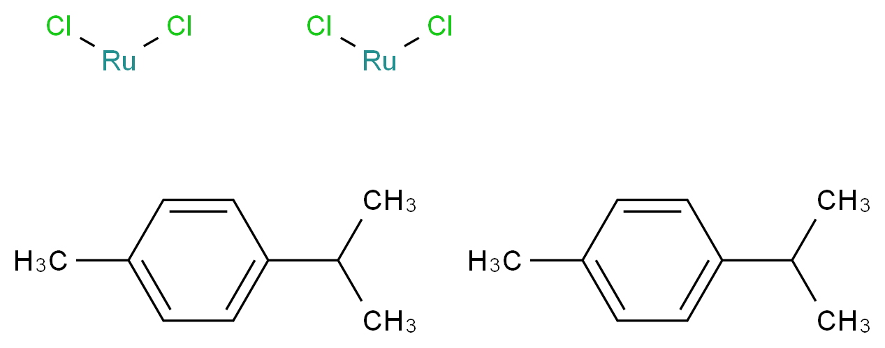 Dichloro(p-cymene)ruthenium(II) dimer_Molecular_structure_CAS_52462-29-0)