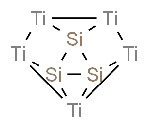 Titanium silicide_Molecular_structure_CAS_12067-57-1)