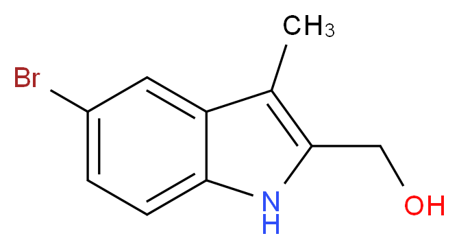 (5-bromo-3-methyl-1H-indol-2-yl)methanol_Molecular_structure_CAS_666752-18-7)