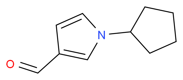 1-cyclopentyl-1H-pyrrole-3-carbaldehyde_Molecular_structure_CAS_1071359-81-3)