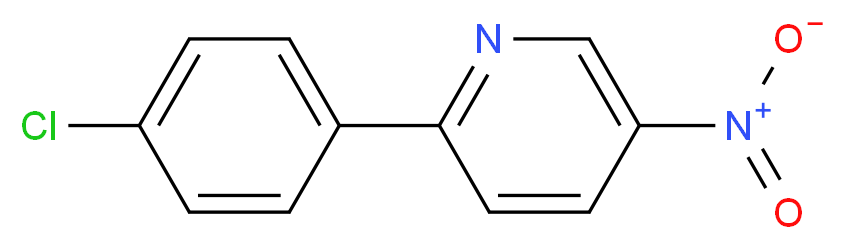 2-(4-Chlorophenyl)-5-nitropyridine_Molecular_structure_CAS_)