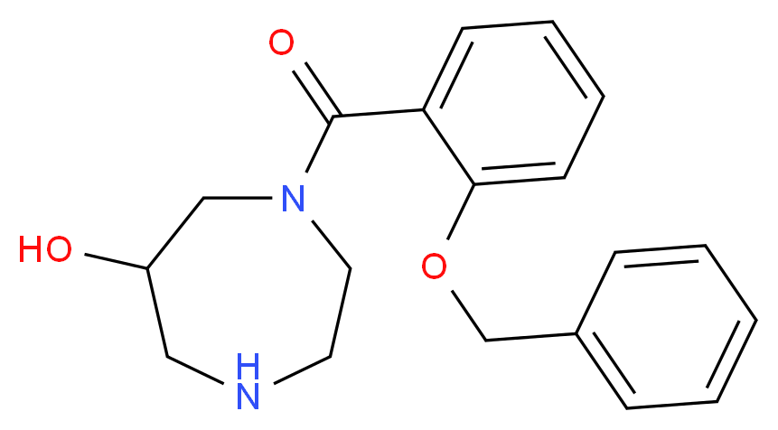 1-[2-(benzyloxy)benzoyl]-1,4-diazepan-6-ol_Molecular_structure_CAS_)