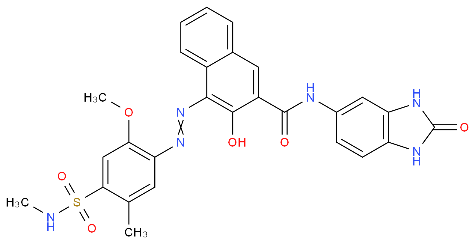 n-(2,3-dihydro-2-oxo-1h-benzimidazol-5-yl)-3-hydroxy-4-((2-methoxy-5-methyl-4-((methylamino)sulphonyl)phenyl)azo)naphthalene-2-carboxamide_Molecular_structure_CAS_51920-12-8)