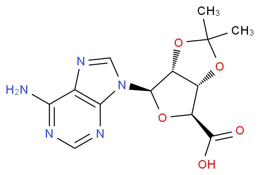 2',3'-Isopropylidene Adenosine-5'-carboxylic Acid_Molecular_structure_CAS_19234-66-3)