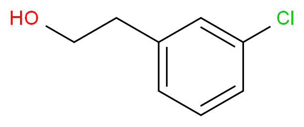 2-(3-chlorophenyl)ethan-1-ol_Molecular_structure_CAS_)