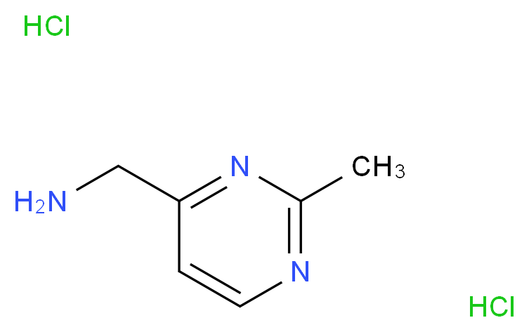 [(2-Methylpyrimidin-4-yl)methyl]amine dihydrochloride_Molecular_structure_CAS_)