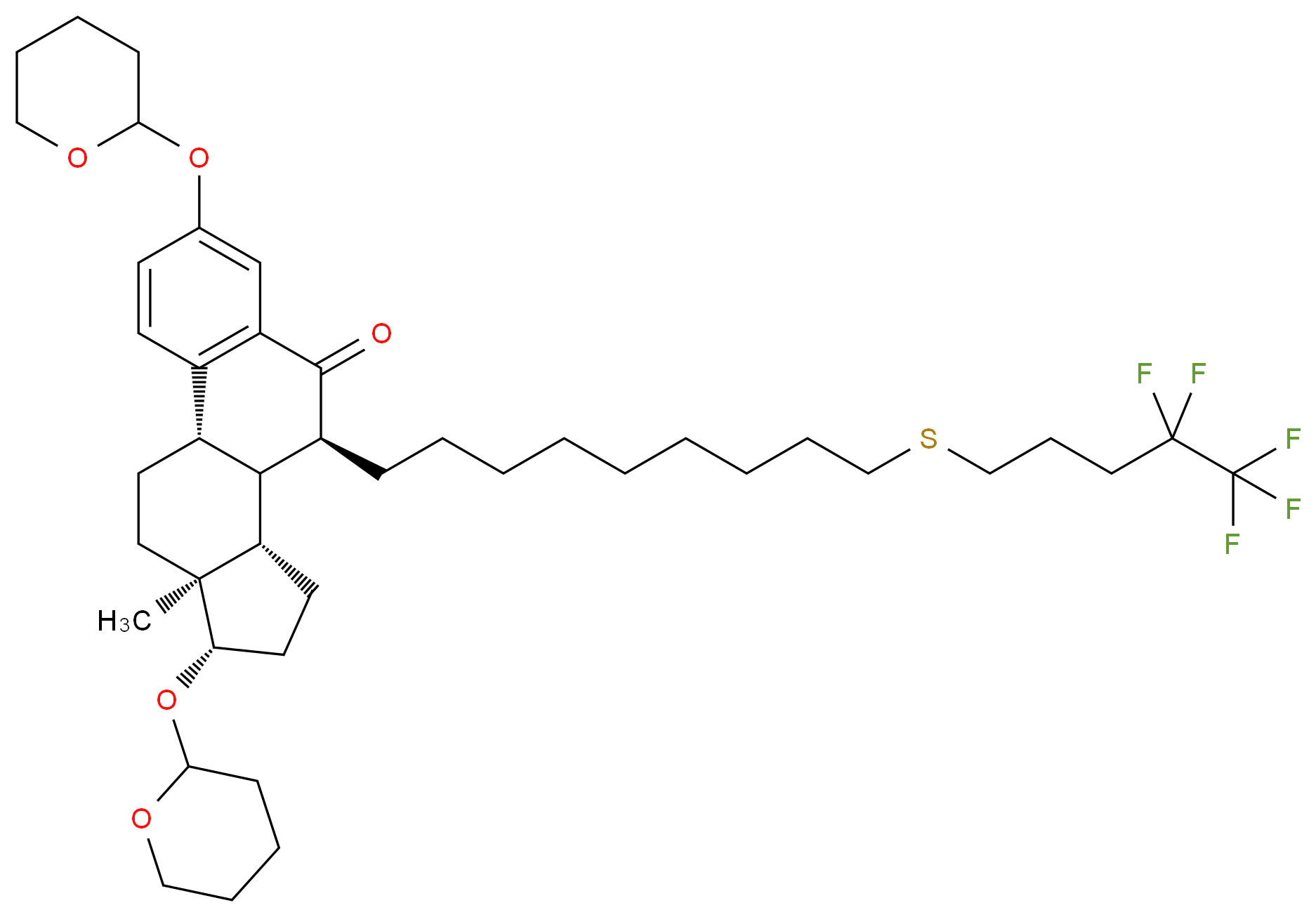 S-Deoxo-3,17β-bis-(O-tetrahydro-2H-pyran-2-yl)-6-oxo-fulvestrant_Molecular_structure_CAS_862700-70-7)