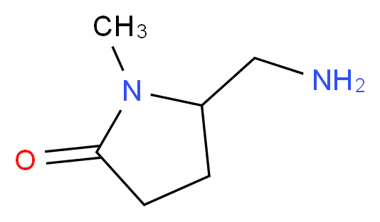 5-(aminomethyl)-1-methylpyrrolidin-2-one_Molecular_structure_CAS_67433-53-8)