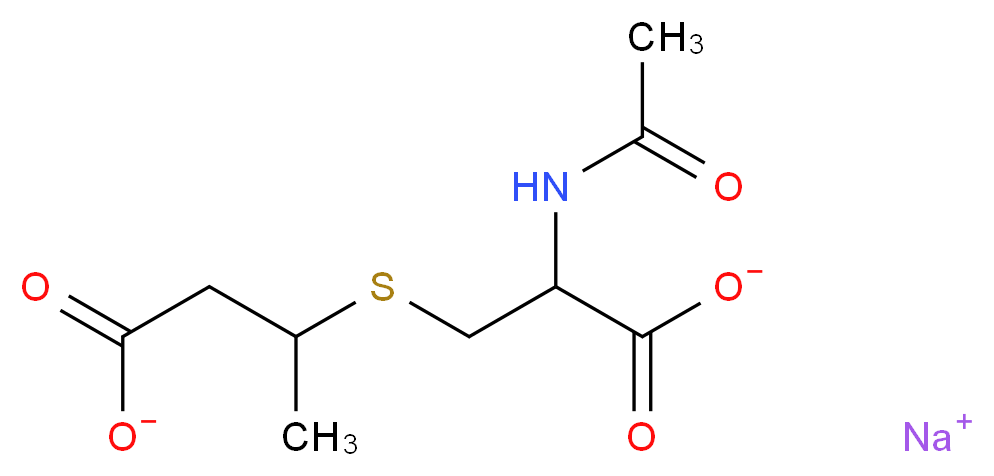 sodium 3-((R)-2-acetamido-2-carboxylatoethylthio)butanoate_Molecular_structure_CAS_1041285-62-4)