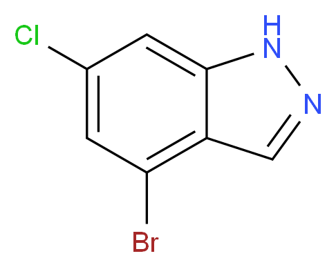 4-Bromo-6-chloro-1H-indazole_Molecular_structure_CAS_885519-03-9)