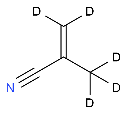 Methacrylonitrile-d5_Molecular_structure_CAS_32376-01-5)