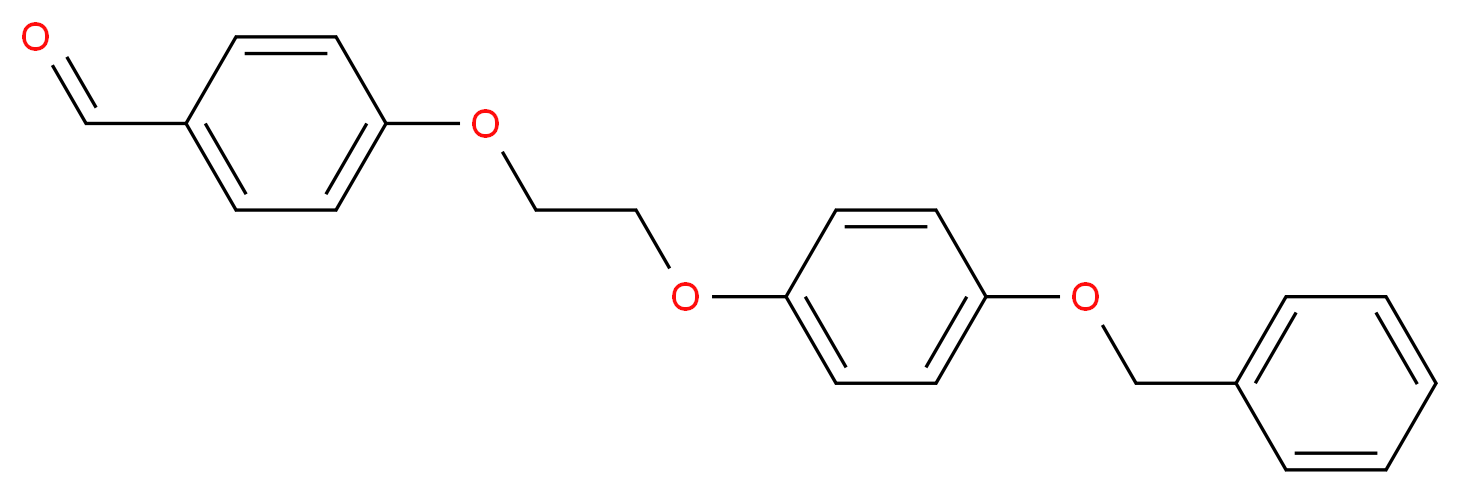 4-{2-[4-(benzyloxy)phenoxy]ethoxy}benzenecarbaldehyde_Molecular_structure_CAS_937601-87-1)