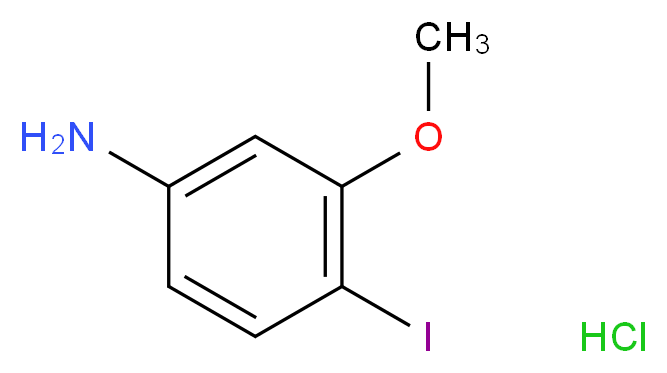 4-iodo-3-methoxyaniline hydrochloride_Molecular_structure_CAS_)