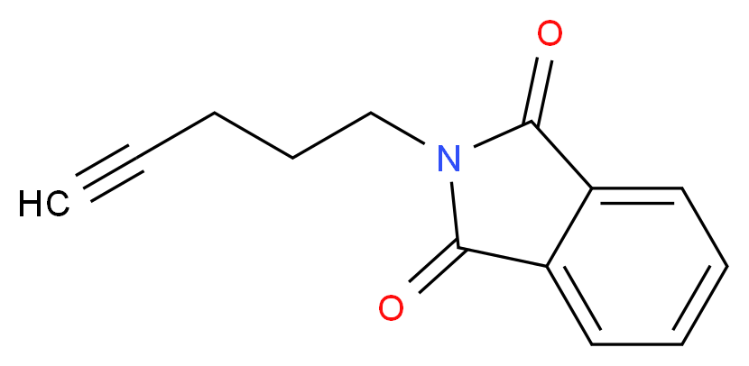 N-(4-Pentynyl)phthalimide_Molecular_structure_CAS_6097-07-0)