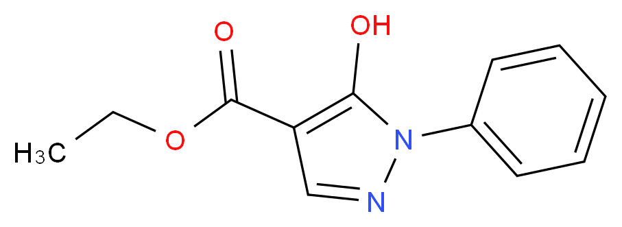 ethyl 5-hydroxy-1-phenyl-1H-pyrazole-4-carboxylate_Molecular_structure_CAS_)