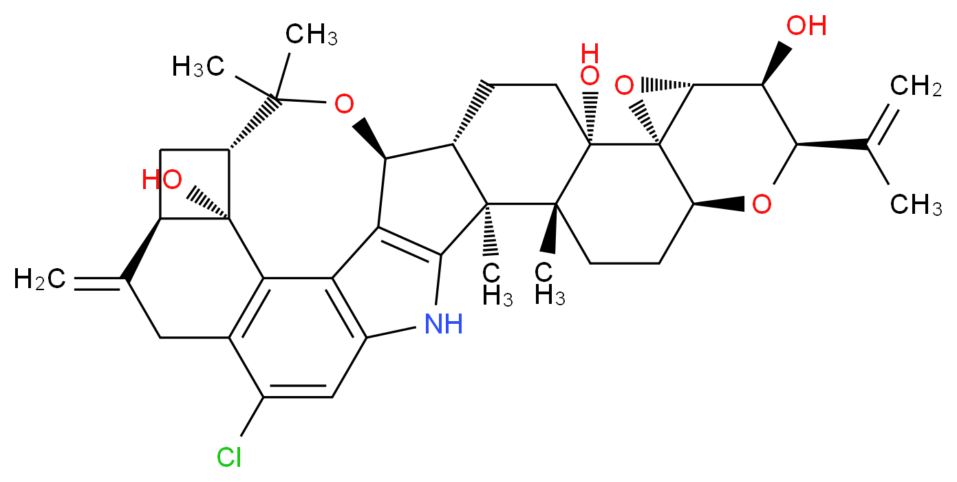 Penitrem A_Molecular_structure_CAS_12627-35-9)