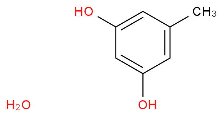Orcinol monohydrate_Molecular_structure_CAS_6153-39-5)