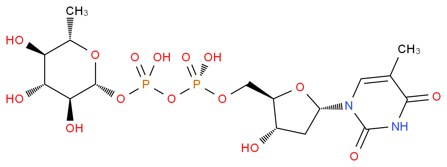 2'-Deoxy-Thymidine-Beta-L-Rhamnose_Molecular_structure_CAS_)