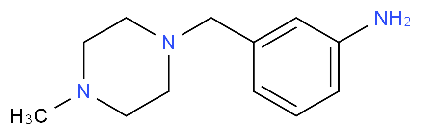 3-[(4-methylpiperazin-1-yl)methyl]aniline_Molecular_structure_CAS_)