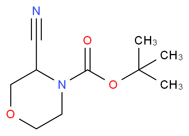 tert-butyl 3-cyanomorpholine-4-carboxylate_Molecular_structure_CAS_)