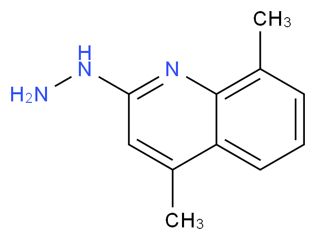 2-hydrazino-4,8-dimethylquinoline_Molecular_structure_CAS_57369-93-4)