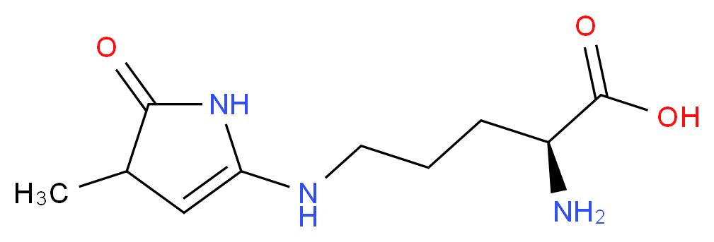 N5-(5-Hydro-5-methyl-4-imidazolon-2-yl) L-Ornithine_Molecular_structure_CAS_149204-50-2)