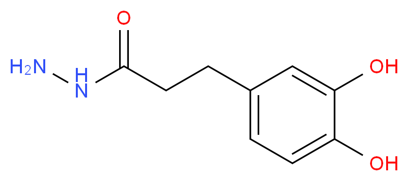 3-(3,4-Dihydroxyphenyl)propanohydrazide_Molecular_structure_CAS_401642-48-6)