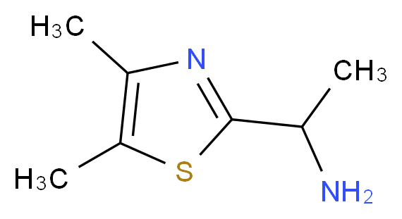 1-(4,5-dimethyl-1,3-thiazol-2-yl)ethanamine_Molecular_structure_CAS_432047-35-3)