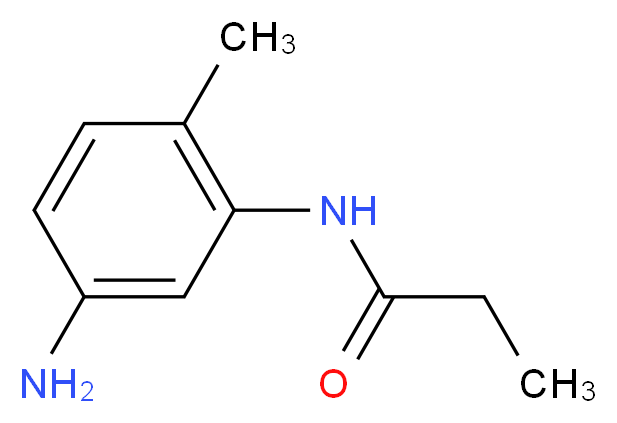 N-(5-Amino-2-methylphenyl)propanamide_Molecular_structure_CAS_)
